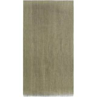 COS Fringe Linen Knit Scarves Unisex Khaki Green