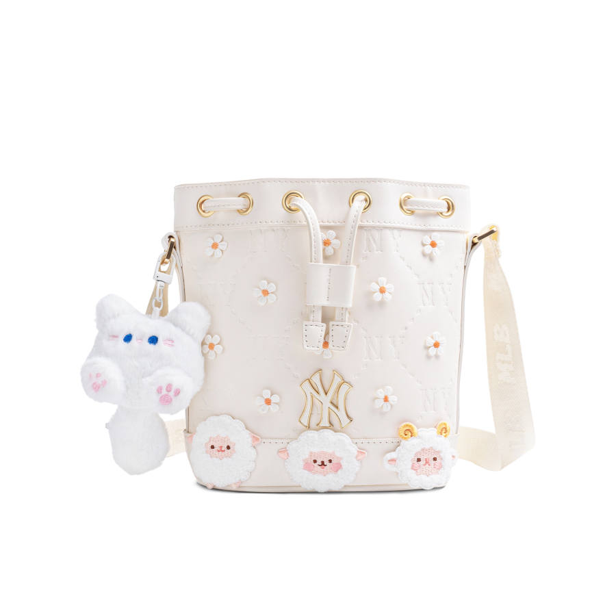 MLB MLB Blended Material Crossbody Bags Women's White