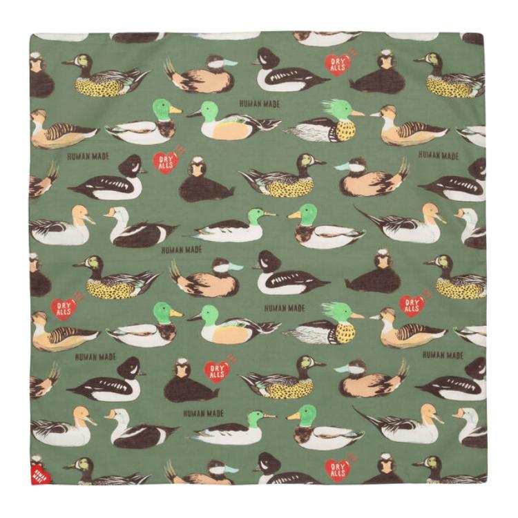 HUMAN MADE HUMAN MADE Cotton Headwraps Unisex Olive/Beige