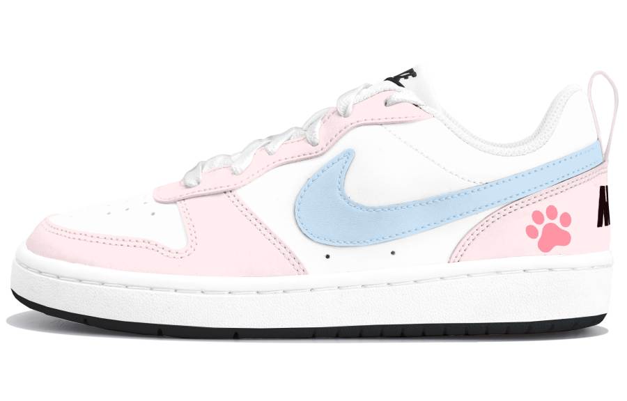Nike Nike Court Borough Low top Kids' Skateboarding Shoes Blue Teenagers