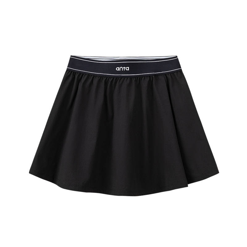 Anta Variety Training Collection Casual Short Skirts Women's Basic Black