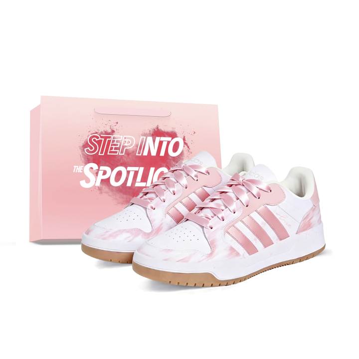 Adidas Adidas ENTRAP Abrasion Resistant Low top Skateboard Shoes Unisex Pink