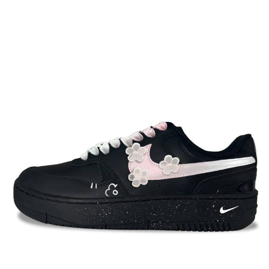 Nike Nike Gamma Force Cloud Floral Island Synthetic Leather Low top Skateboard Shoes Women's Black