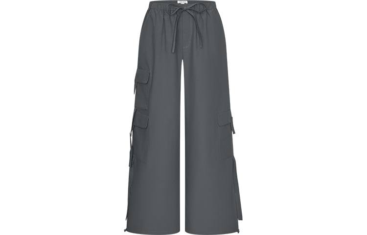 URBAN REVIVO Casual Pants Women's Dark Gray