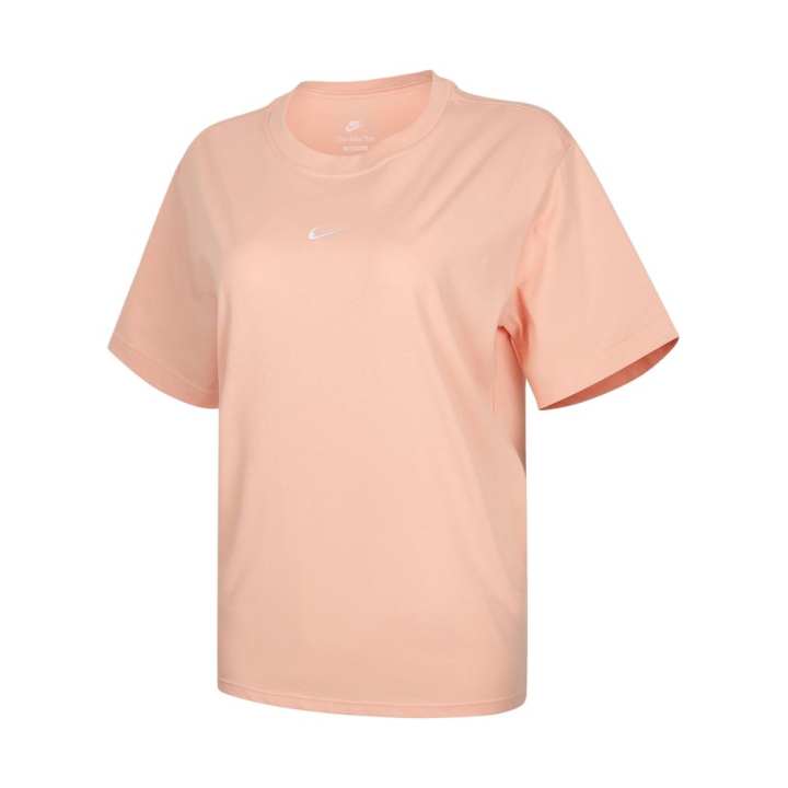 Nike Nike T Shirts Women's Light Peach Pink Crew Neck Moderate