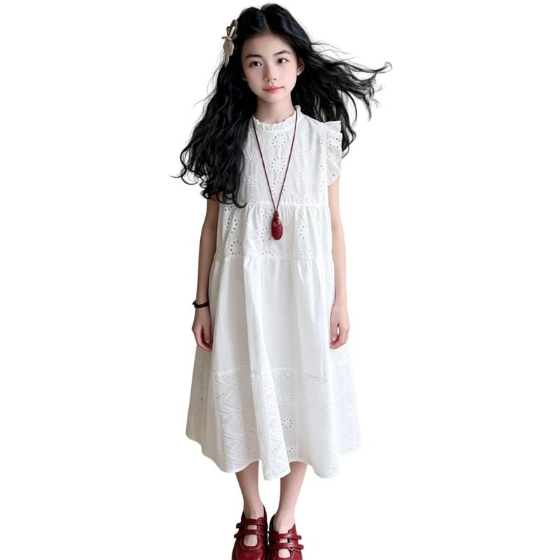 YALU Grade School Dresses Camisole Moderate Midi Skirt