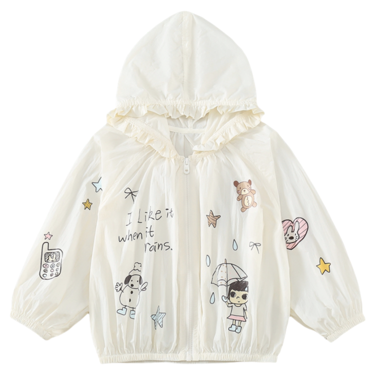 Lanza Lanza Kids Tops Hooded Non Detachable Thin
