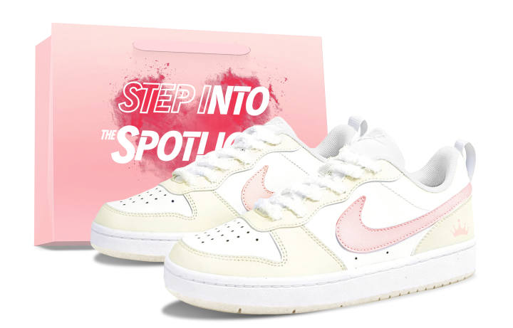 Nike Nike Court Momo Ayase Synthetic Leather Slip Resistant Cushioning Abrasion Resistant Support Low top