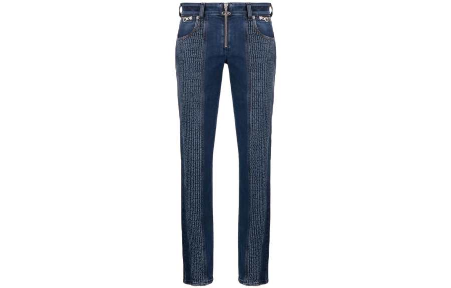 DIESEL Jeans Women's Blue Moderate Slim Fit Pants