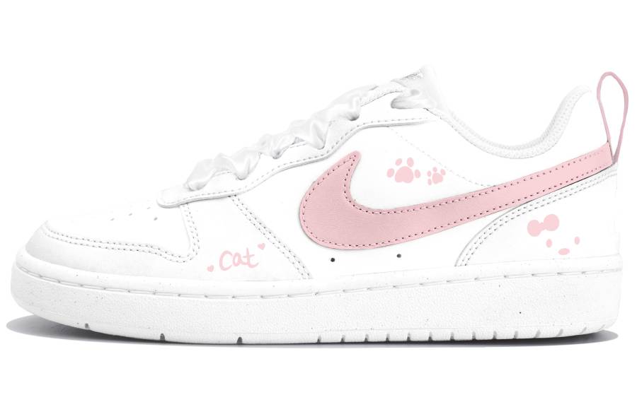 Nike Nike Court Borough Kids' Skateboarding Shoes Pink Teenagers