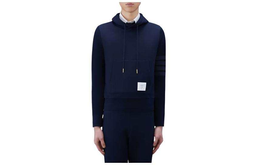 THOM BROWNE THOM BROWNE 4 Bar Loopback Hoodie