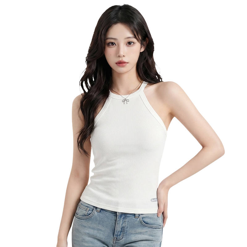 MIIOW Tank Tops Women's Halter Thin Halter Neck