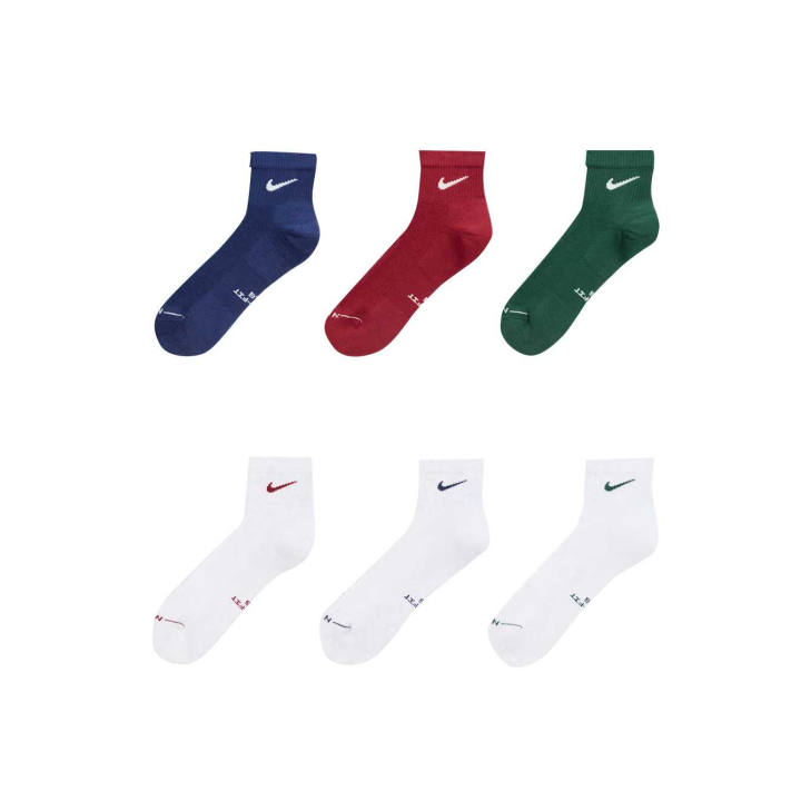 Nike Nike Dri Fit Ankle Socks Unisex 6 Pack