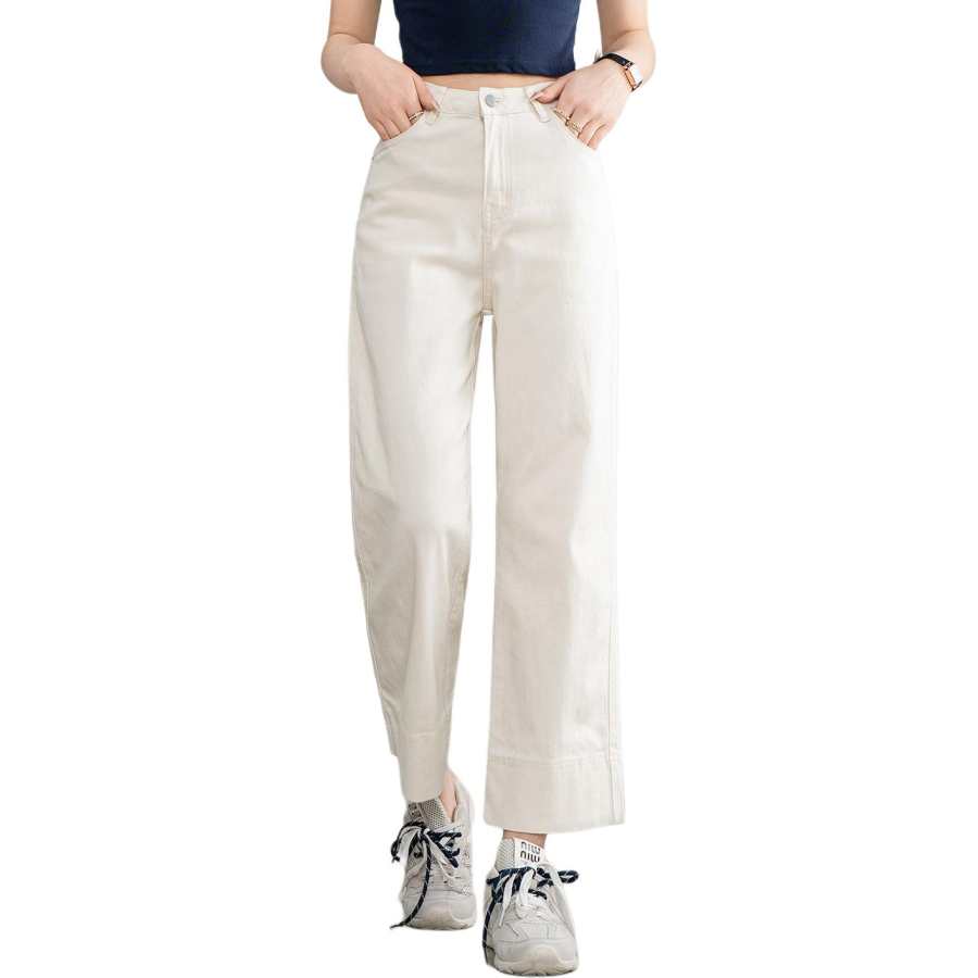 Tonlion Jeans Women's Moderate Straight Fit Pants