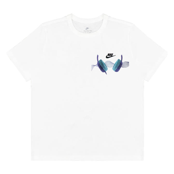 Nike Nike Sportswear T Shirts Unisex White Crew Neck Moderate Straight Fit