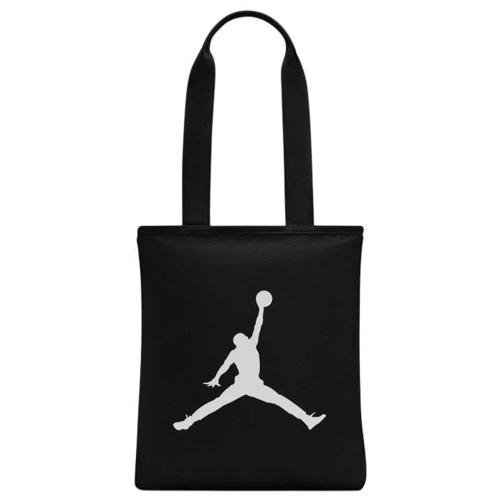 Jordan Jordan Jumpman Cotton Tote Handbag, Shoulder Bag Unisex Black