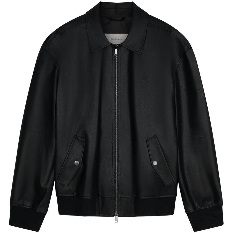 Calvin Klein Jackets Unisex UB1 Space Black Lapel Moderate Other
