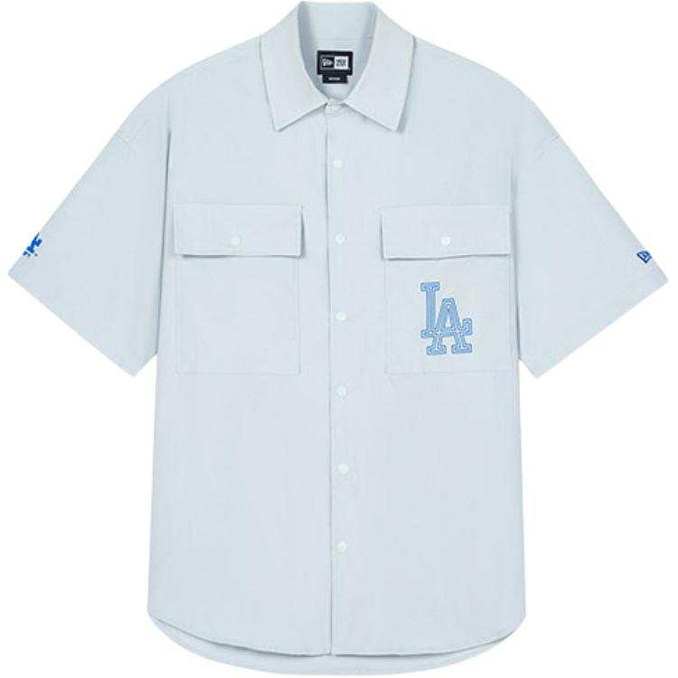 New Era Shirts Unisex Light Blue Lapel Moderate Other