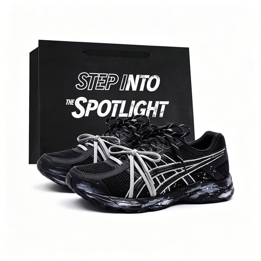 ASICS Gel Contend 4 Breathable Low top Casual Long Distance Running Sprint City Commuting Running Shoes Men's Black
