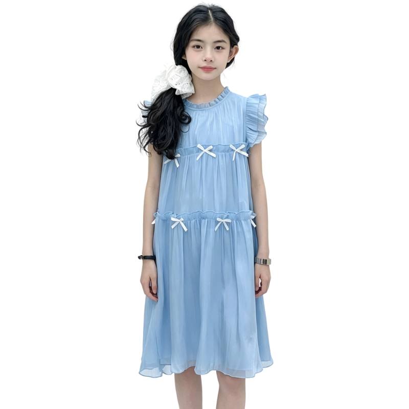 YALU Grade School Dresses Camisole Moderate Midi Skirt