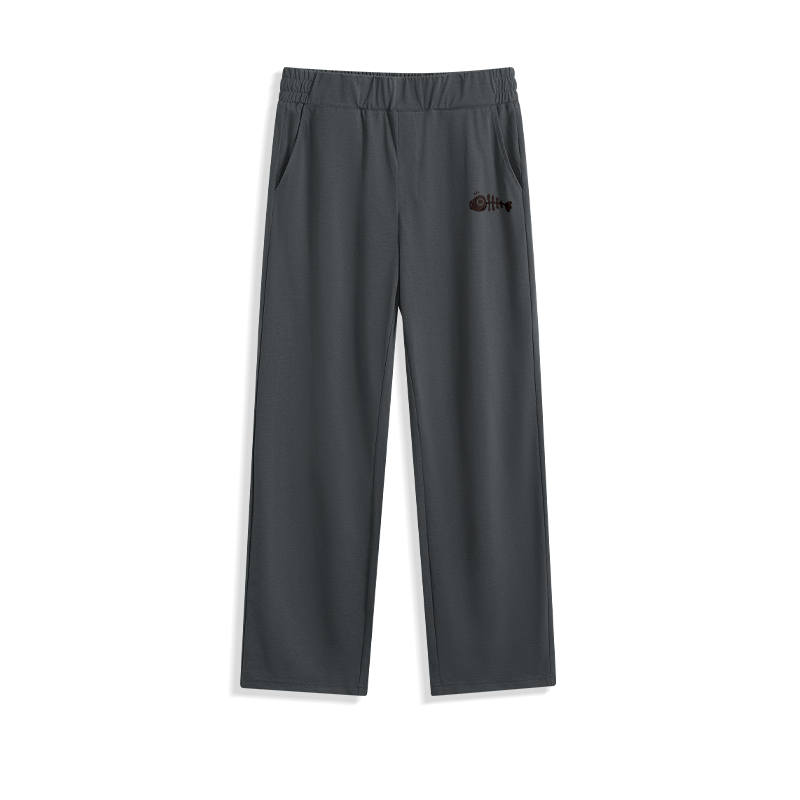 Tonlion Casual Pants Unisex Moderate Straight Fit Pants