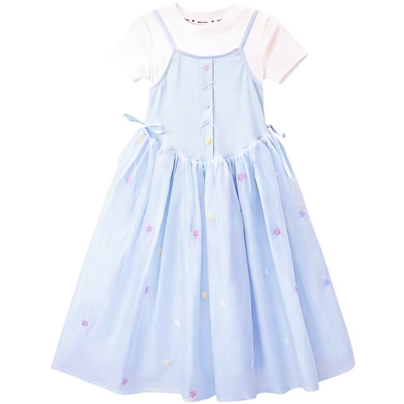 YALU Grade School Dresses Camisole Moderate Midi Skirt