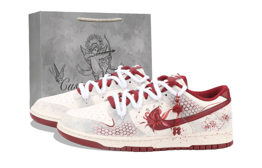 Nike Nike Dunk Bianbanhua, Chinese Style, New Chinese Style Slip Resistant Cushioning Abrasion Resistant Low top