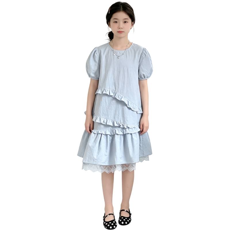 YALU Grade School Dresses Camisole Moderate Midi Skirt