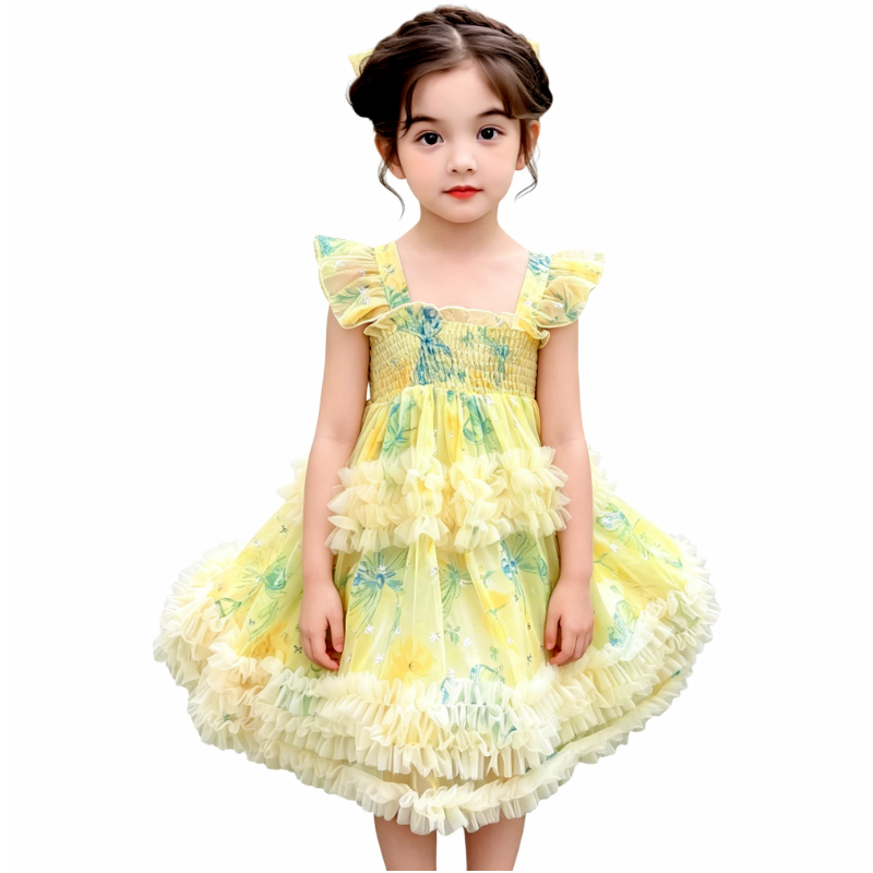 YALU Dress Children Aged 3 7 Years Old