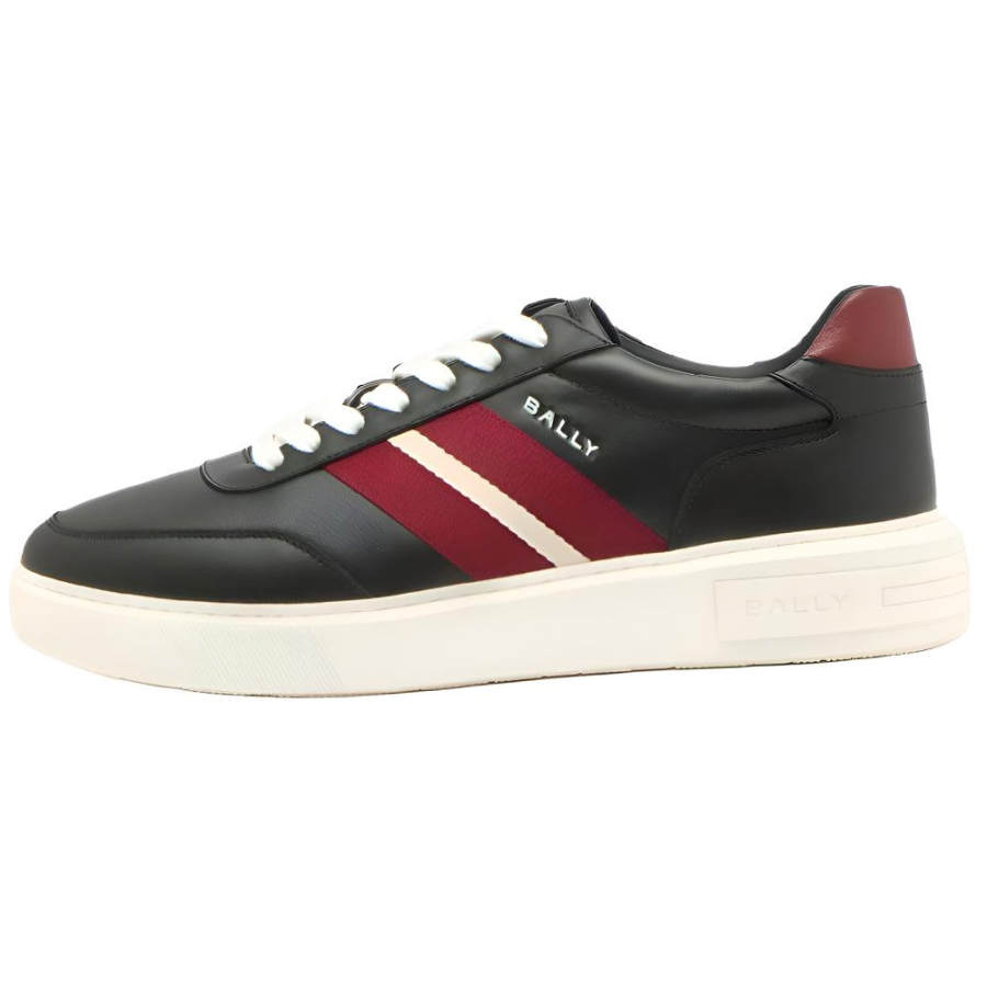 BALLY Lift Low top Skateboard Shoes Men's Black & Red