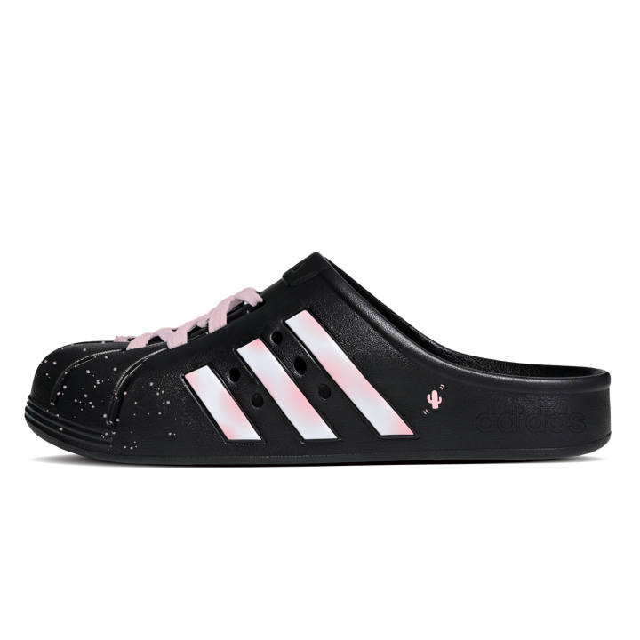 Adidas Adidas ADILETTE CLOGS Pink Gradient Clogs Unisex Black