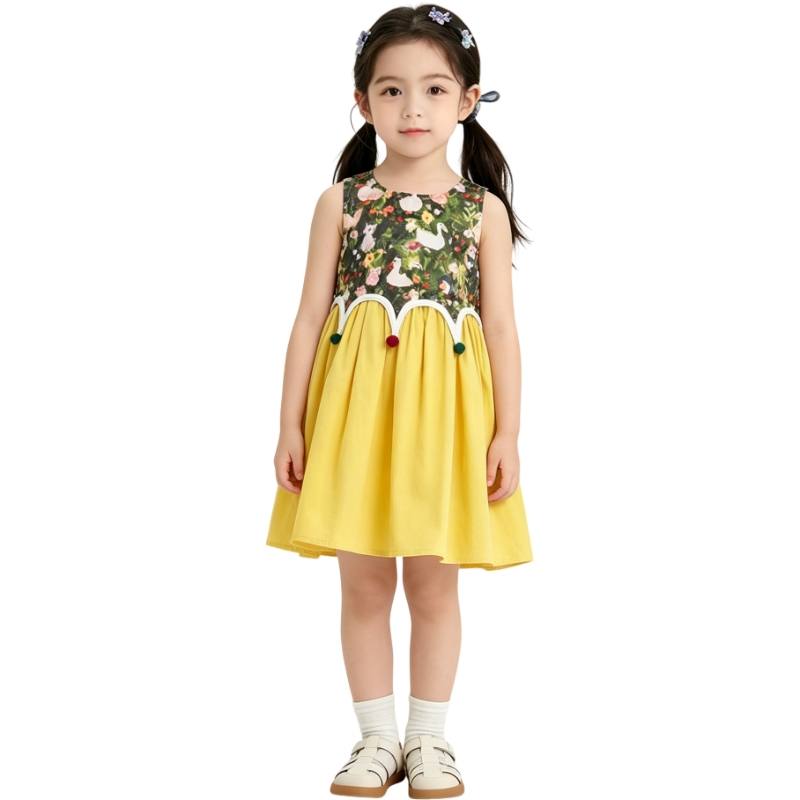 YALU Dress Children Aged 3 7 Years Old