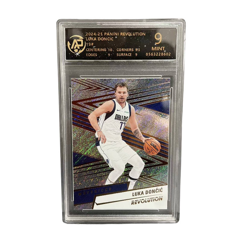 PANINI PANINI Revolution Mavericks, Luka Doncic 77 Titanium Magnesium Refringence Graded Cards 1 Pc