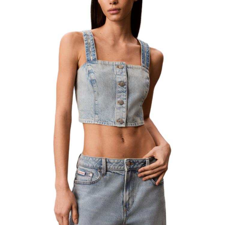 Calvin Klein Tank Tops Women's Light Gray Other