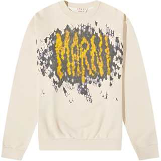 MARNI Sweatshirts Men's Beige Crew Neck Moderate