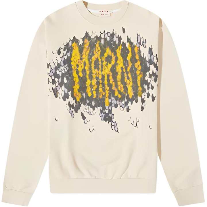 MARNI MARNI Sweatshirts Men's Beige Crew Neck Moderate