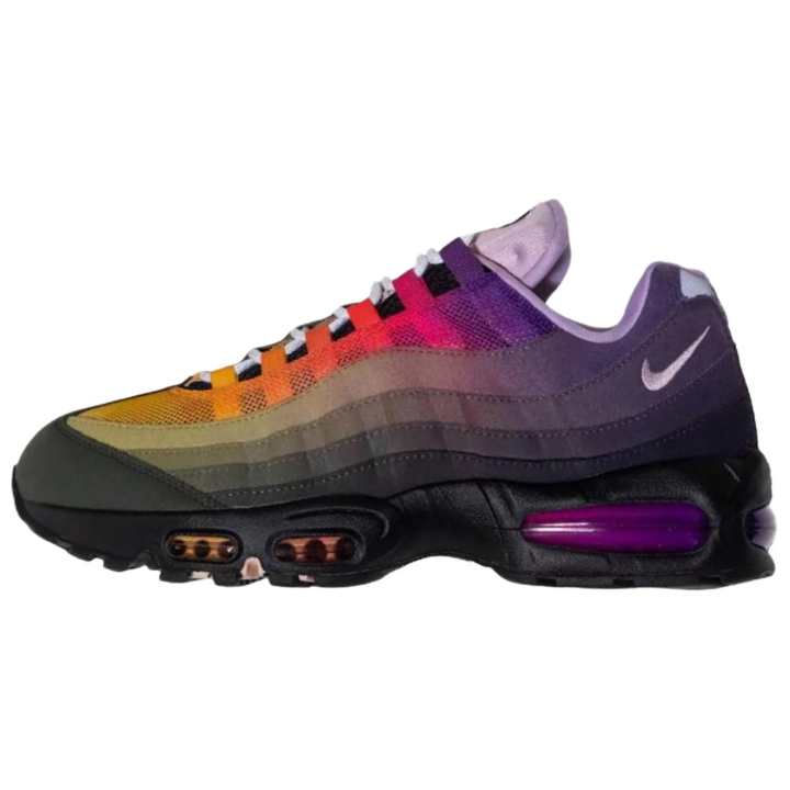 Nike Nike x LORENZ.OG X Atmos Air Max 95 Running Shoes Unisex Black Orange Purple