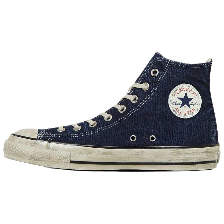 Converse All Star Aged High top Canvas Shoes Unisex Blue