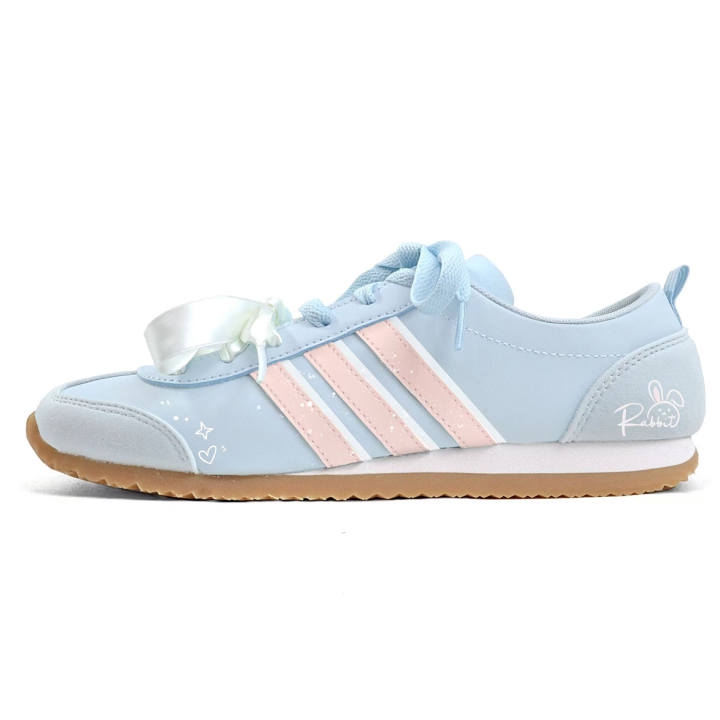 Adidas Adidas VS JOG 2.0 Dusty Blue Bunny Language MONE Manufacturing German Army Trainers Unisex Blue