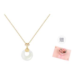 ONEKISS Glass Gold Plated Copper Necklaces Women's