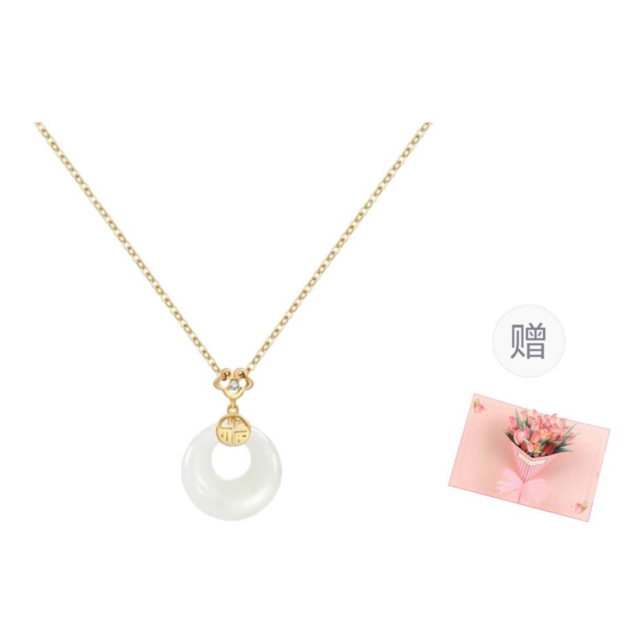 ONEKISS Glass Gold Plated Copper Necklaces Women's