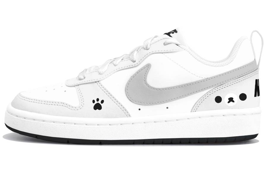 Nike Nike Court Borough Low top Kids' Skateboarding Shoes Gray Teenagers