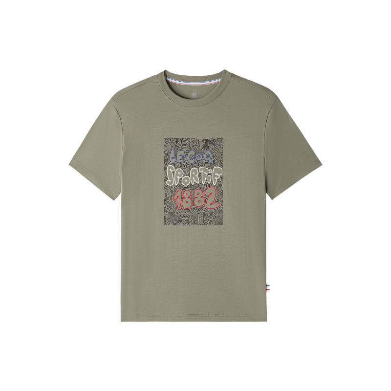 Le Coq Sportif Crew Neck Short Sleeved T Shirts Men's