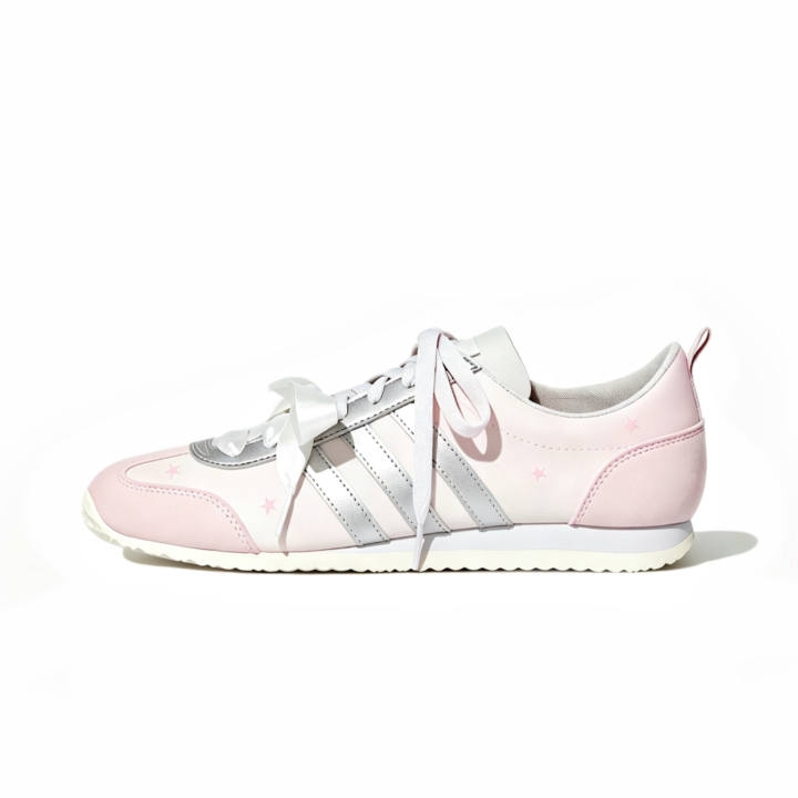 Adidas Adidas VS JOG 2.0 Slip Resistant, Abrasion Resistant, Lightweight, Breathable German Army Trainers Unisex Premium Pink
