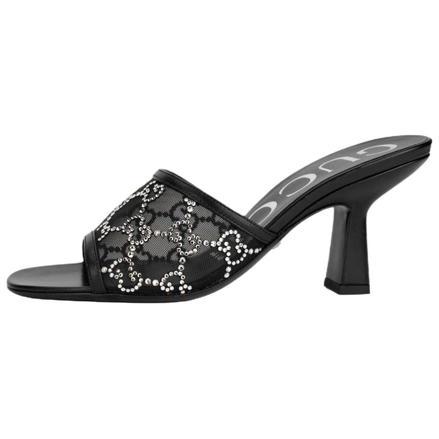 GUCCI GUCCI GG Supreme 80mm Mesh Mules