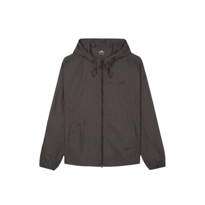New Balance New Balance Jackets Unisex Brown Hooded Non Detachable Thin Wind Shell