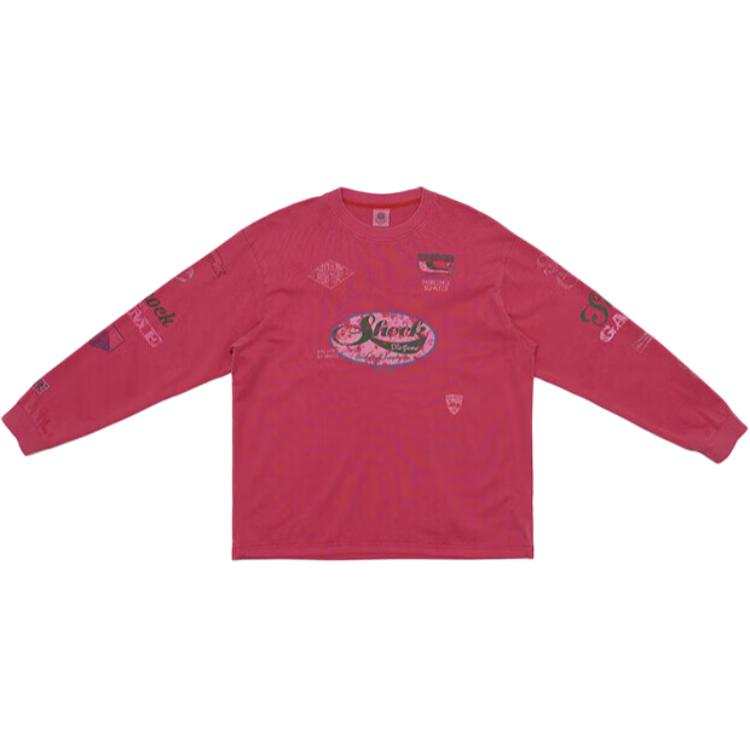 ANTA Knitwear Men's Antique Porcelain Red Crew Neck Moderate