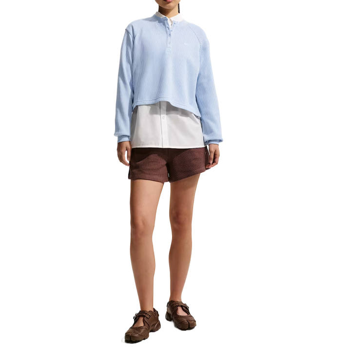 Nike Nike Sportswear Chill Waffle Women's Oversized Long-Sleeve Henley Top