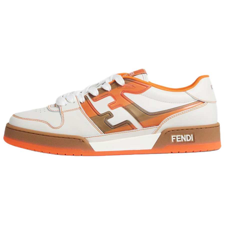 FENDI Match Low top Skateboard Shoes Men's White