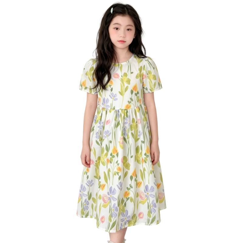 YALU Grade School Dresses Camisole Moderate Midi Skirt